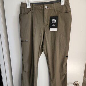 NWT Outdoor Research Ferrosi Pants Women’s 8 Ranger Green UPF 50 Hiking